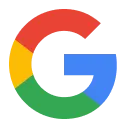 Colorful Google G logo with red, yellow, green, and blue segments.