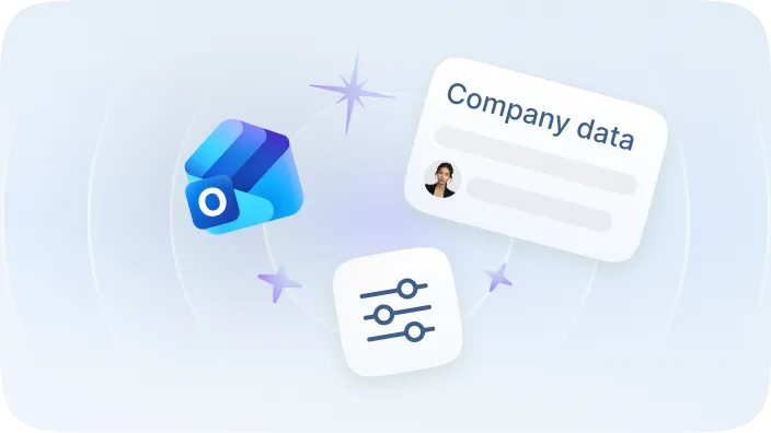 Customizable Meridian setup with Outlook sync, company data and configurable settings