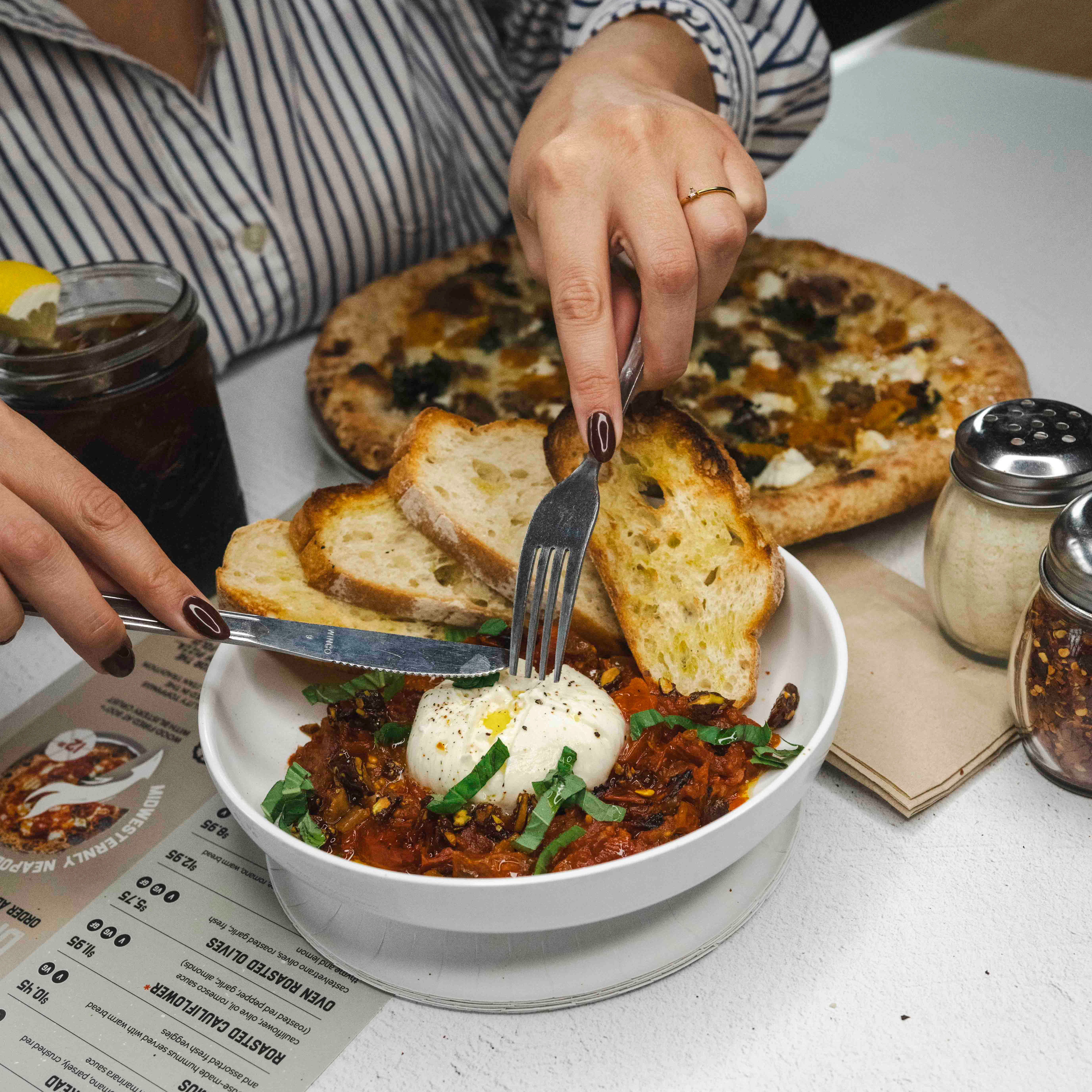 Tomato Jam & Burrata