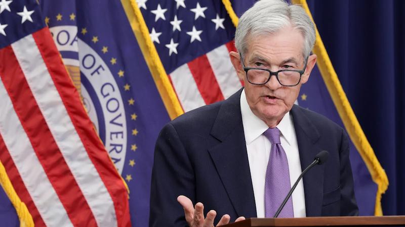 Federal Reserve Chair Jerome Powell speaks during a news conference following a meeting of the Federal Open Market Committee at the Federal Reserve on Oct. 29, 2025 in Washington, DC.