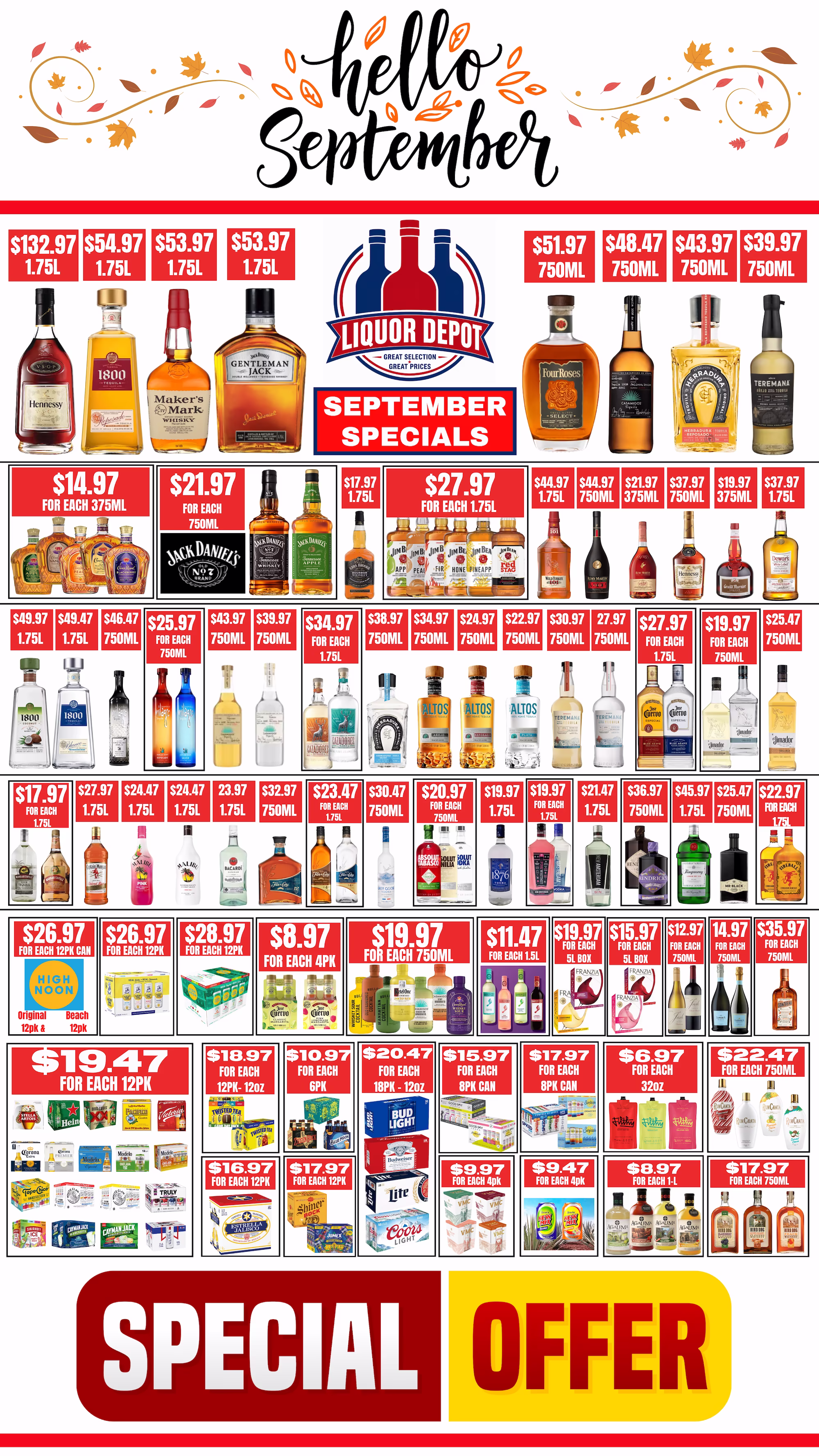 Liquor Depot's February 2026 ad specials for great deals on wine, beer and spirits.