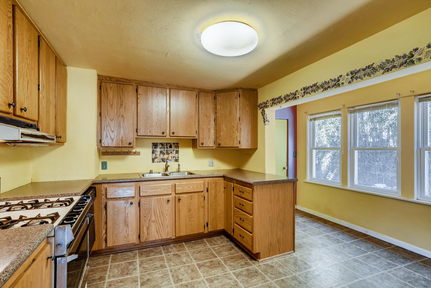 Kitchen with eating space