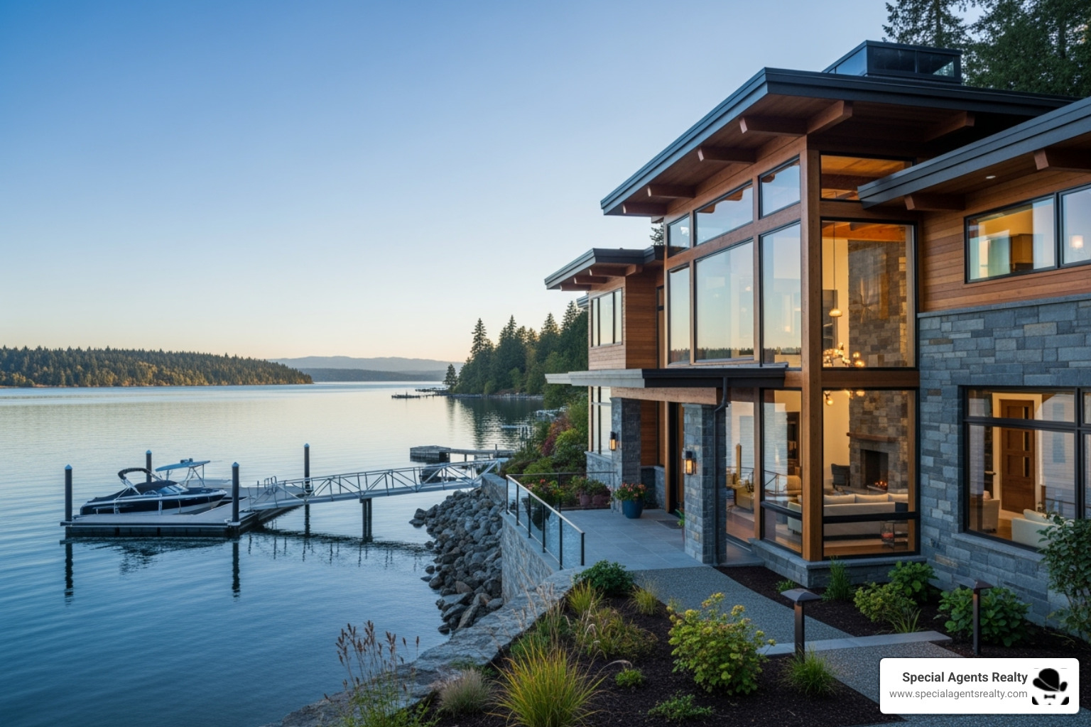 Northwest Contemporary home with a private dock on Lake Washington - luxury houses in seattle wa Northwest Contemporary home with a private dock on Lake Washington - luxury houses in seattle wa