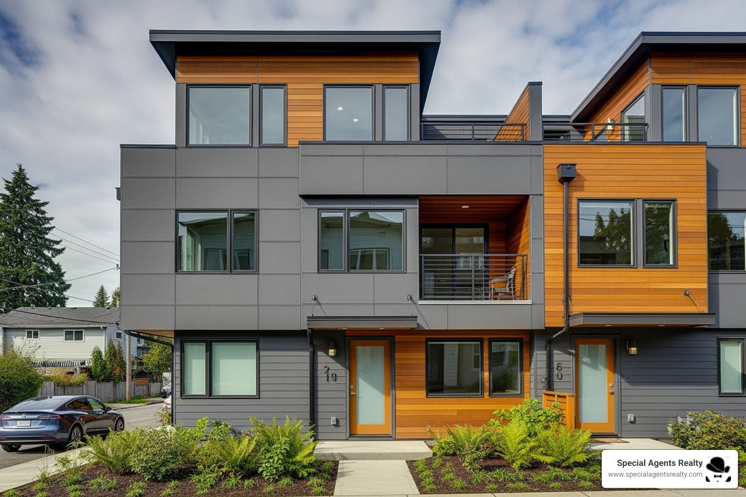 Modern new construction townhouse in West Seattle - West Seattle houses