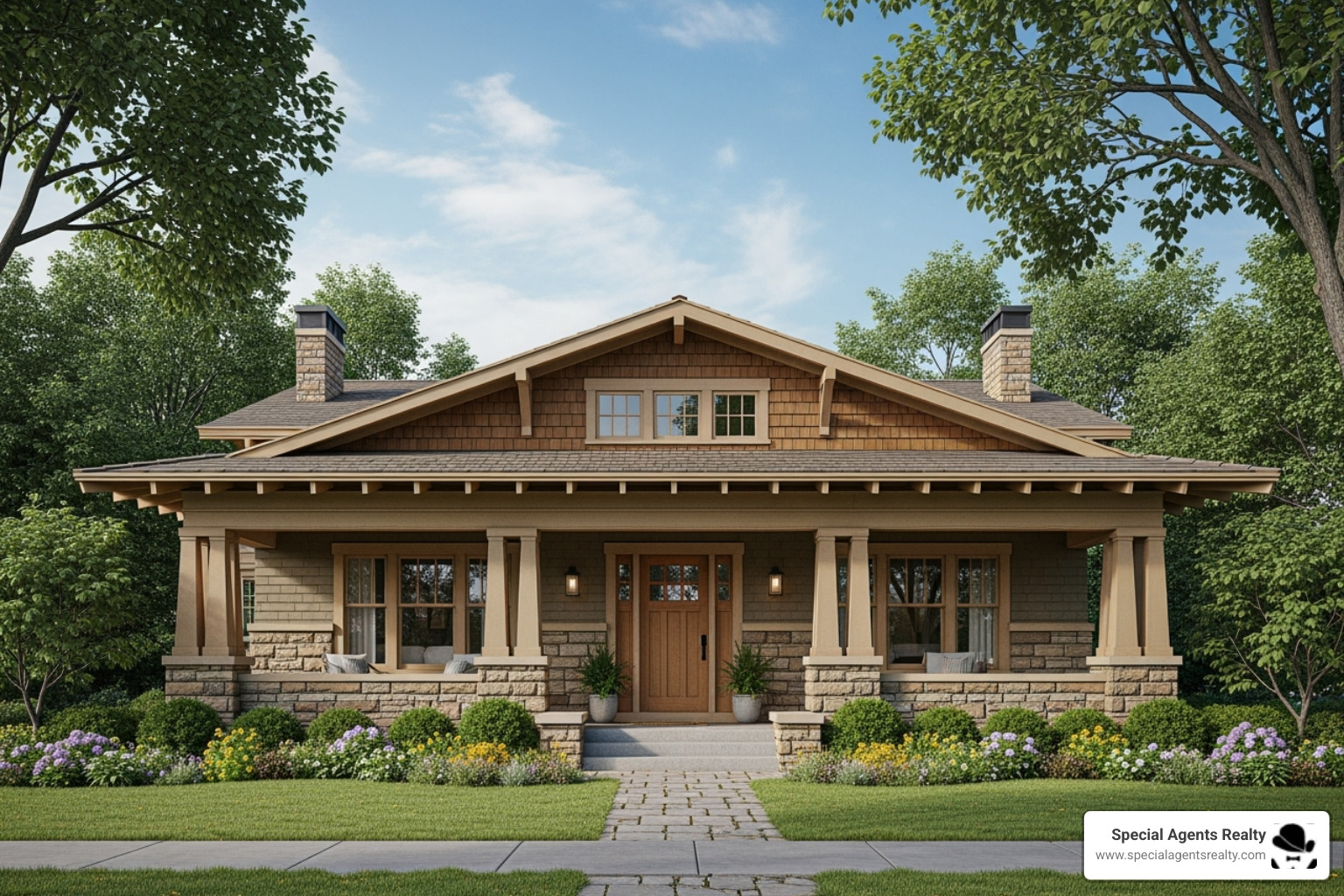 Craftsman-style single-family home - washington homes