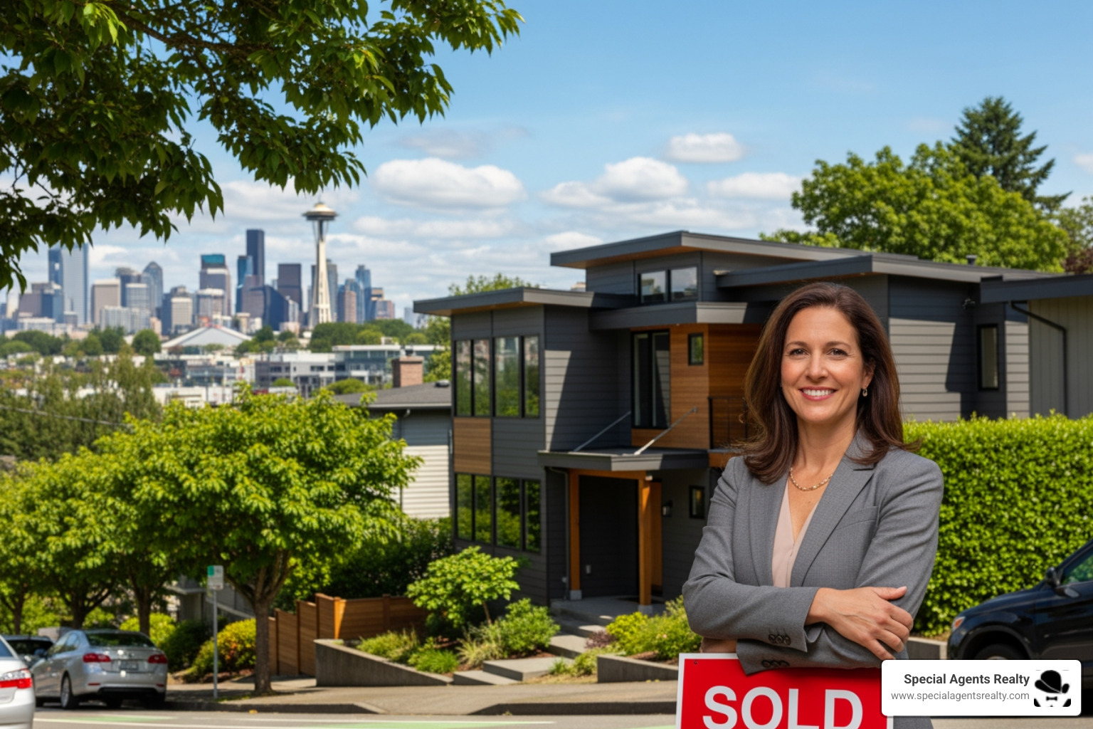 map highlighting Interbay and its surrounding neighborhoods like Queen Anne and Magnolia - trusted realtor in interbay wa