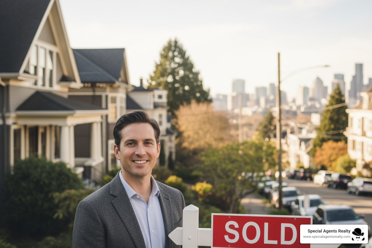 A person reviewing agent profiles on a laptop - best real estate agent in capitol hill wa