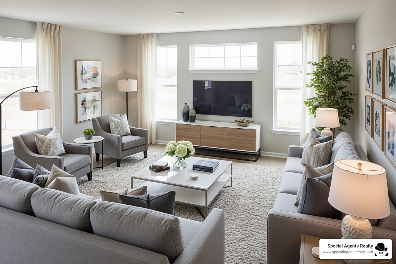 professionally staged living room in an Interbay home - best realtor near me in interbay wa professionally staged living room in an Interbay home - best realtor near me in interbay wa