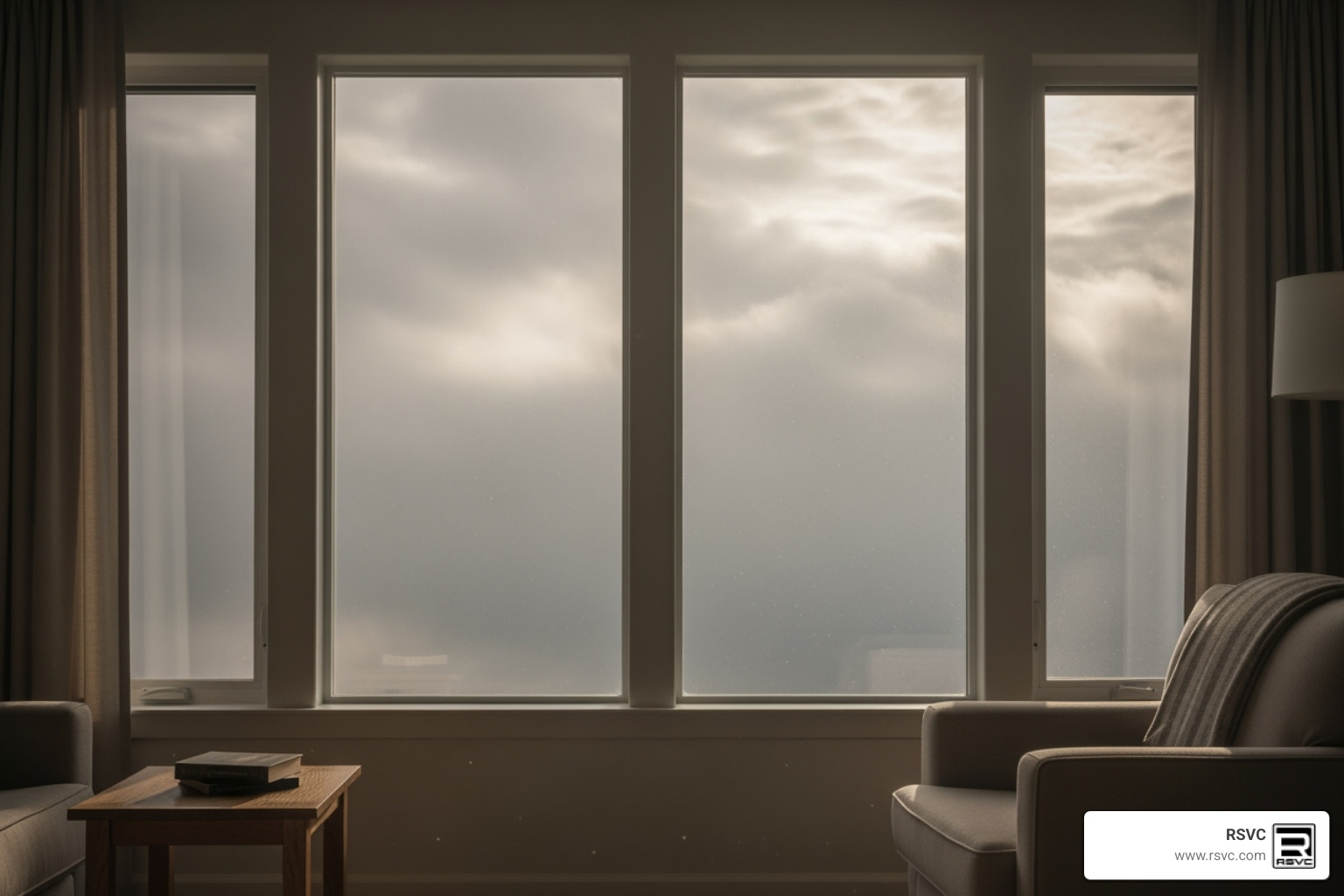 A room with soft, even illumination from an overcast sky - Types of Natural Lighting in Architecture