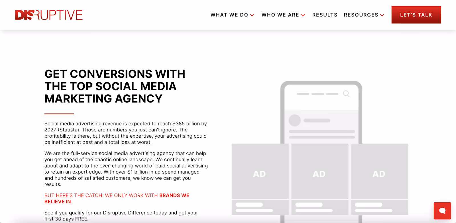 Disruptive Advertising 