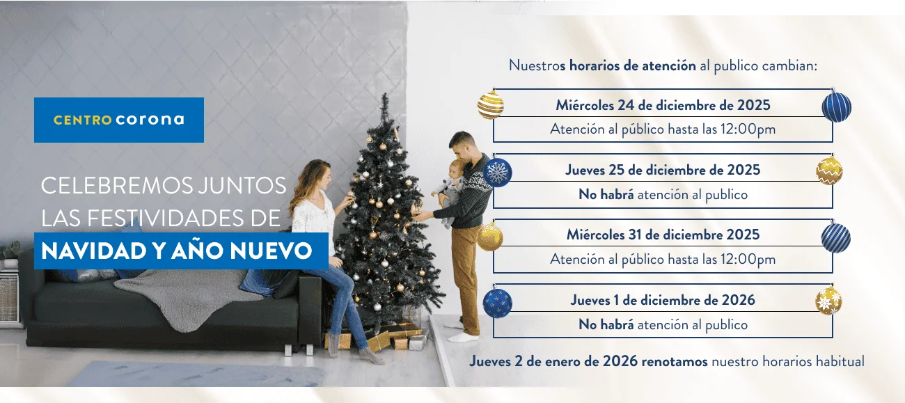 banner principal de centro corona que muestra a los expertos en transformar tus espacios