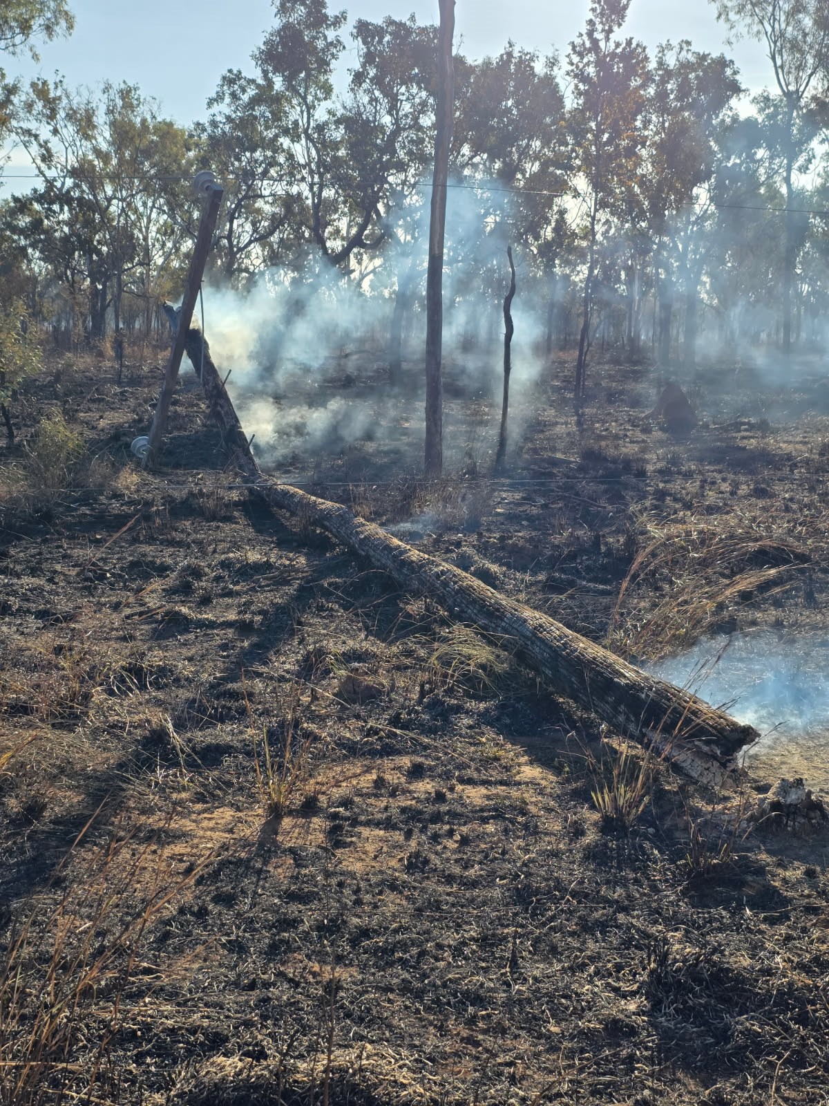 Property Owners Urged To Take Care When Burning Near Power Poles