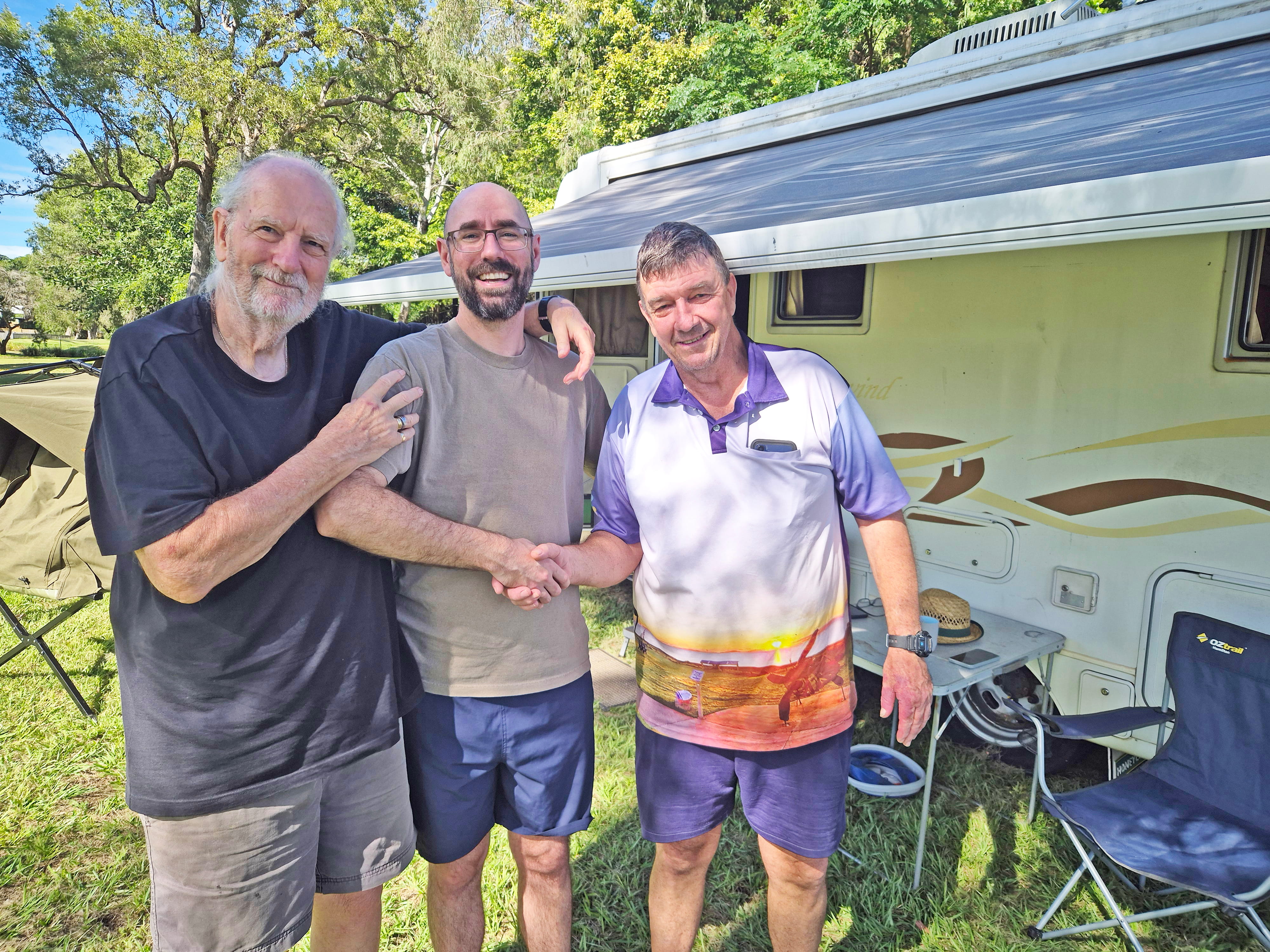 First Visitors Of The Year Arrive At Forrest Beach RV Park 