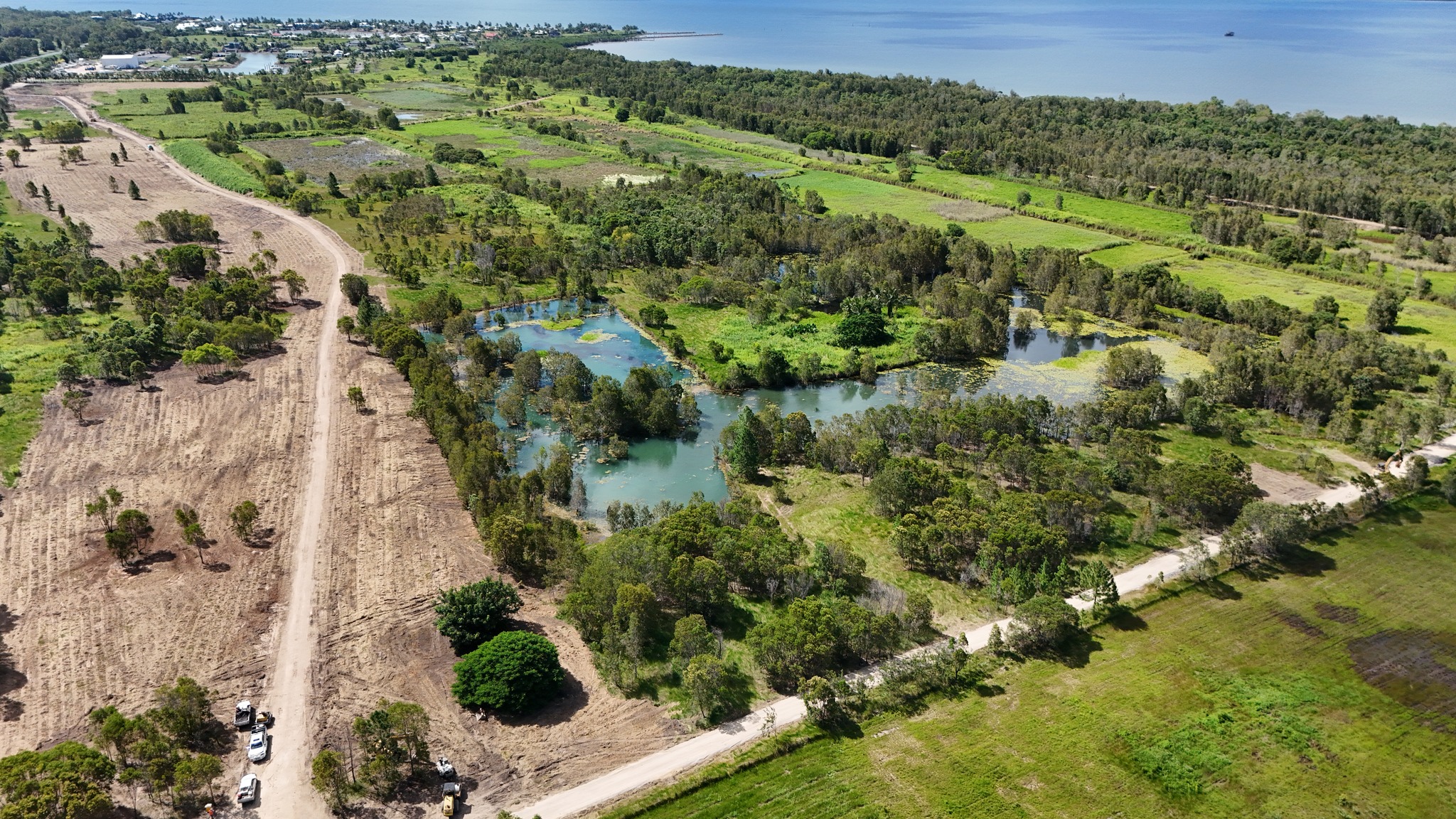 ACTION AT LAST Port Hinchinbrook Works Move Ahead