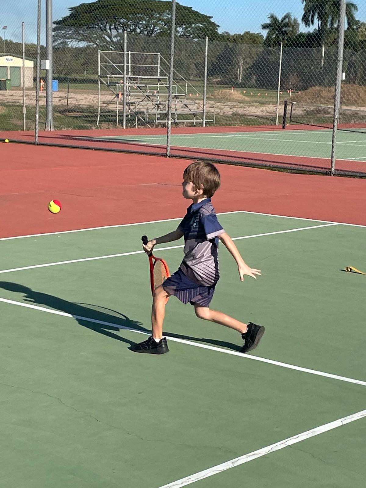  Enjoying An Afternoon Of Tennis