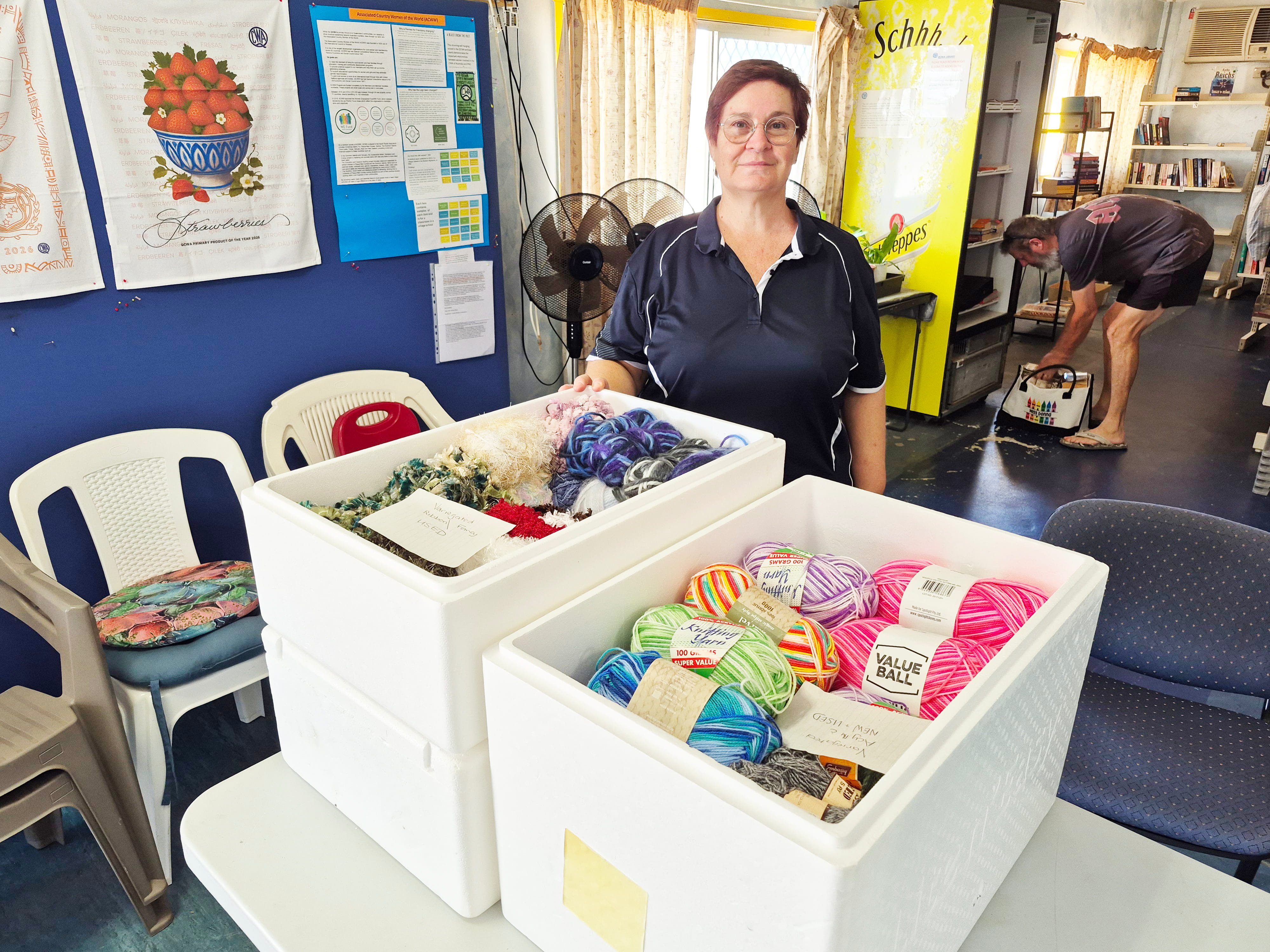 Forrest Beach CWA Turns Yarn Donations Into Warmth For Those In Need
