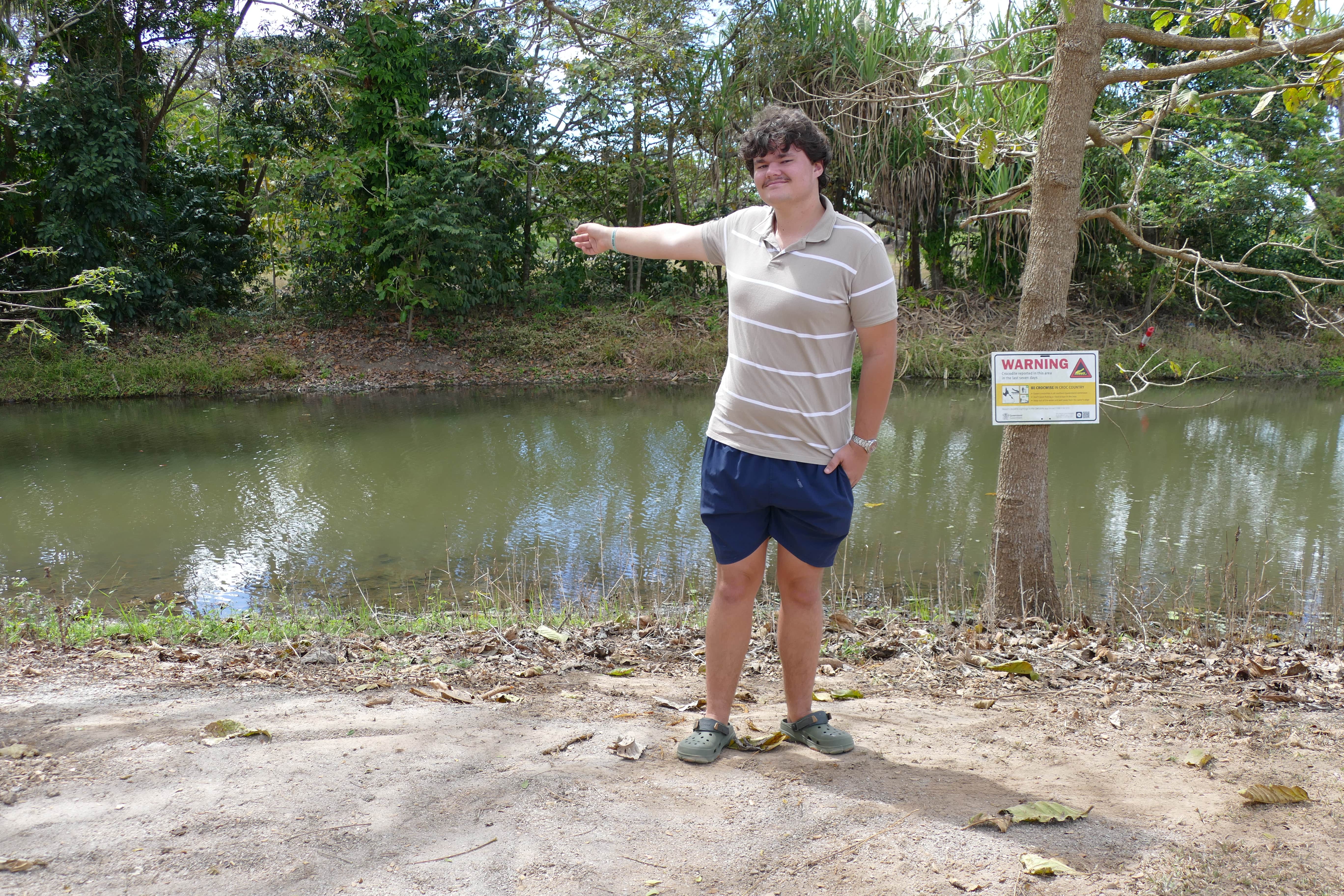 Young Crocodile Snapped Up From Ingham Waterway 