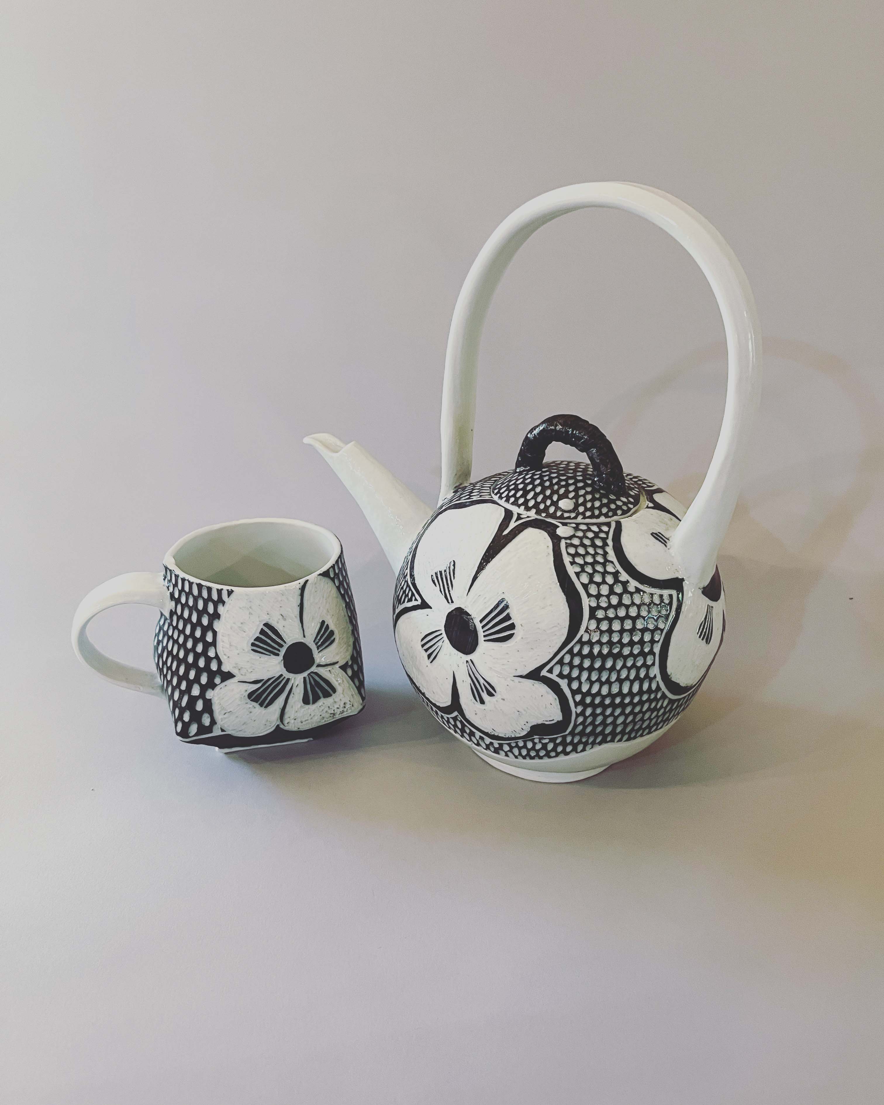 Teapot with Mug