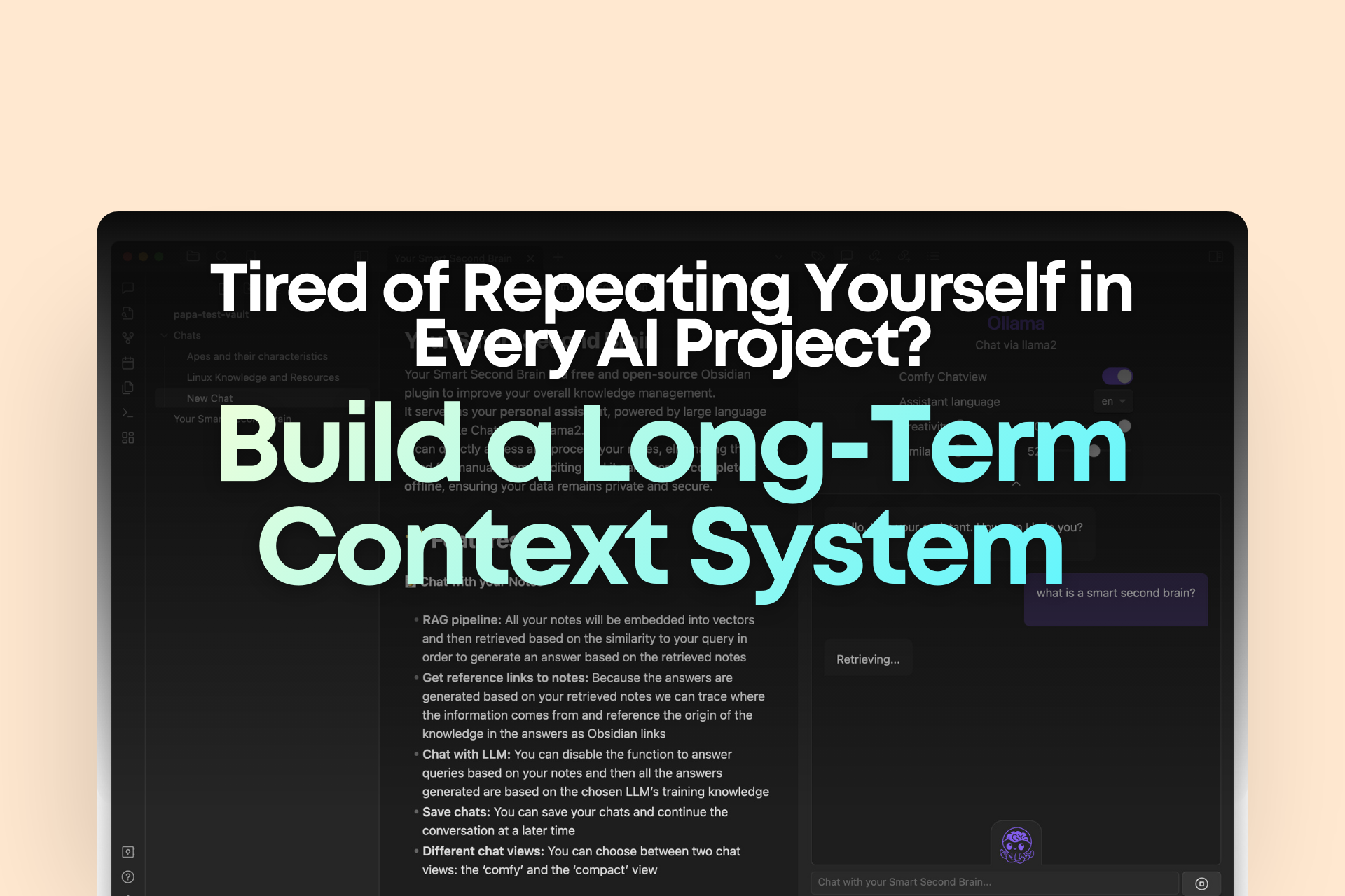 Tired of Repeating Yourself in Every AI Project? Build a Long-Term Context System Instead