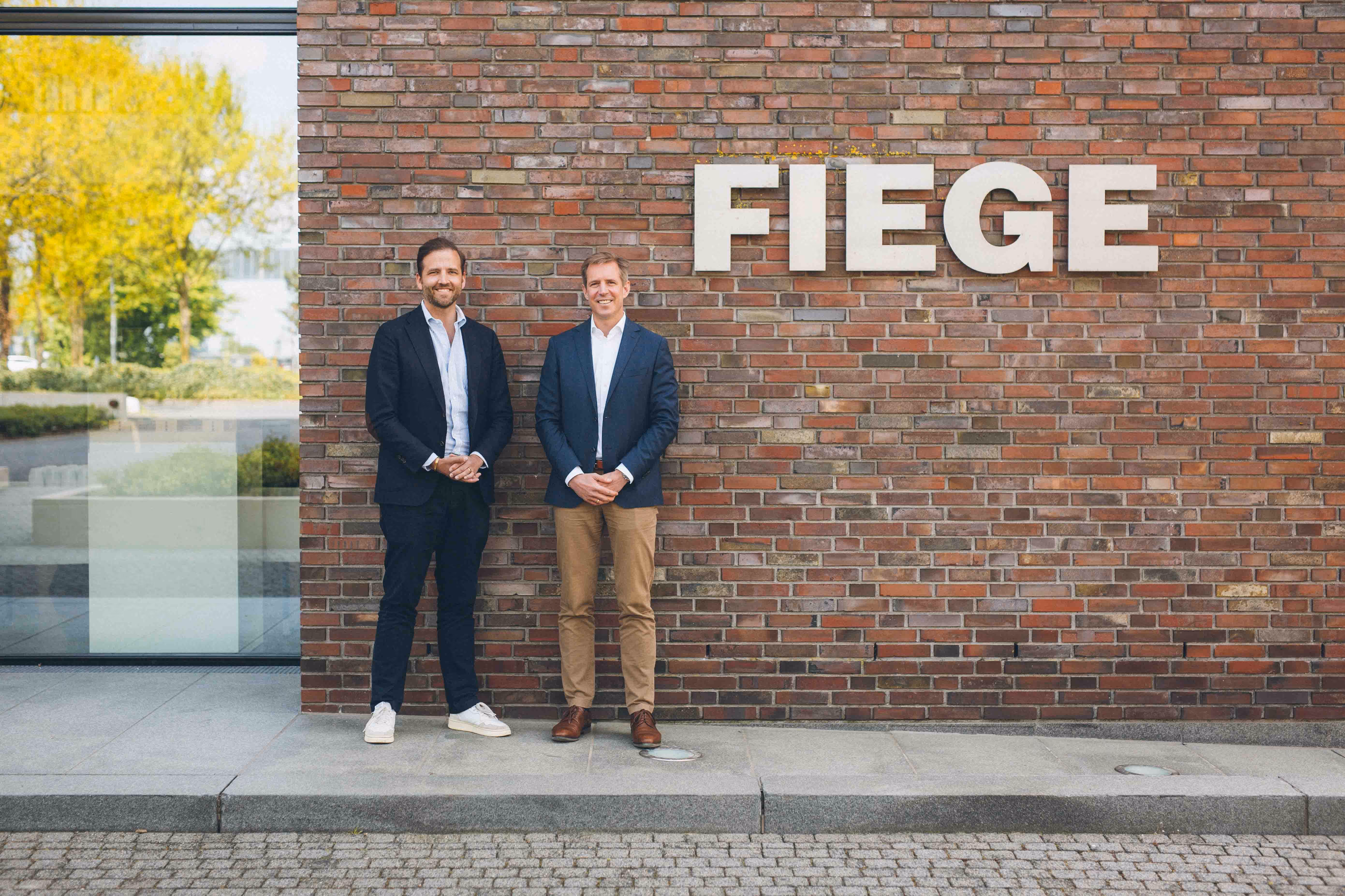 Fabian Kienbaum mit Jens Fiege, Co-CEO | FIEGE