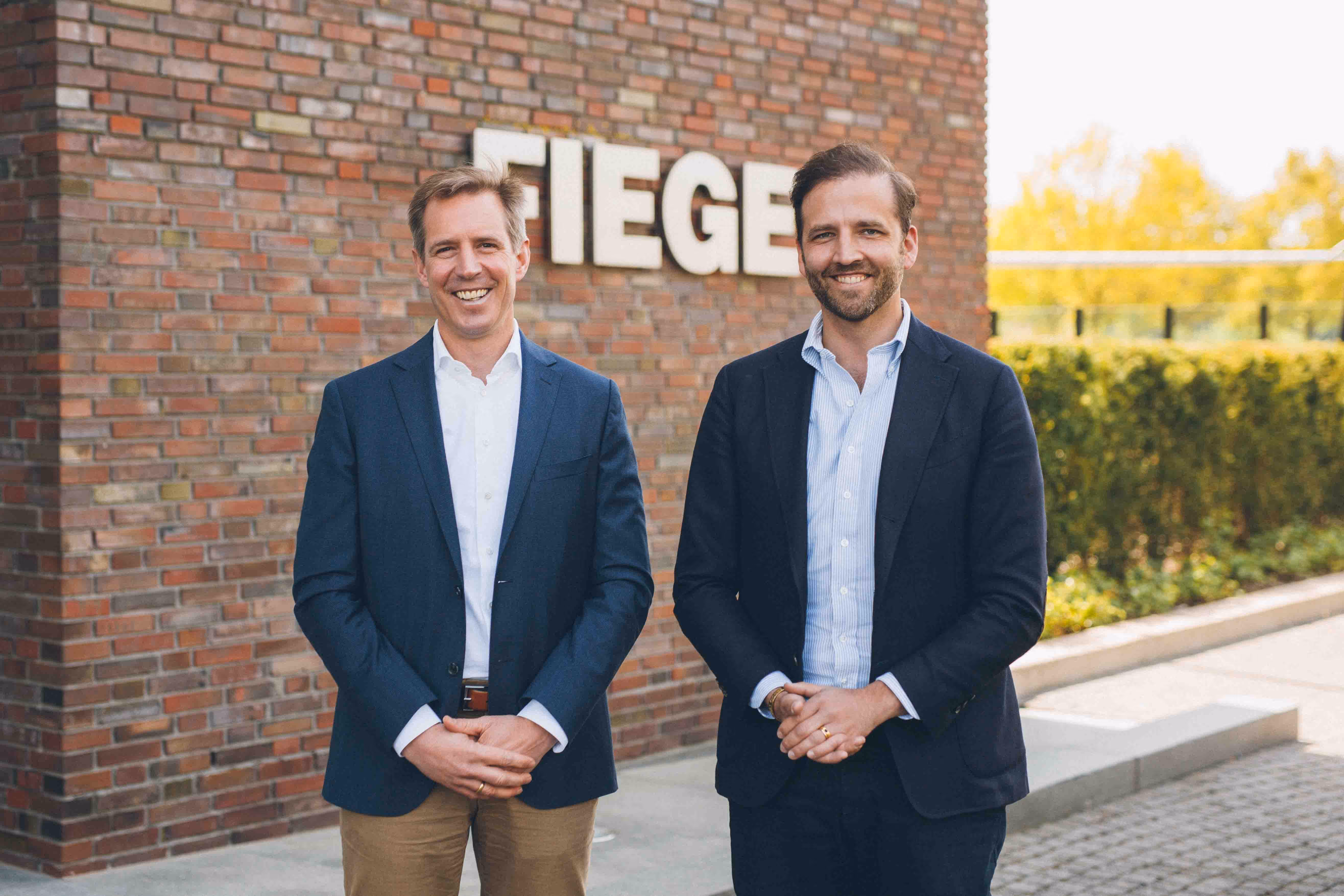 Fabian Kienbaum mit Jens Fiege, Co-CEO | FIEGE
