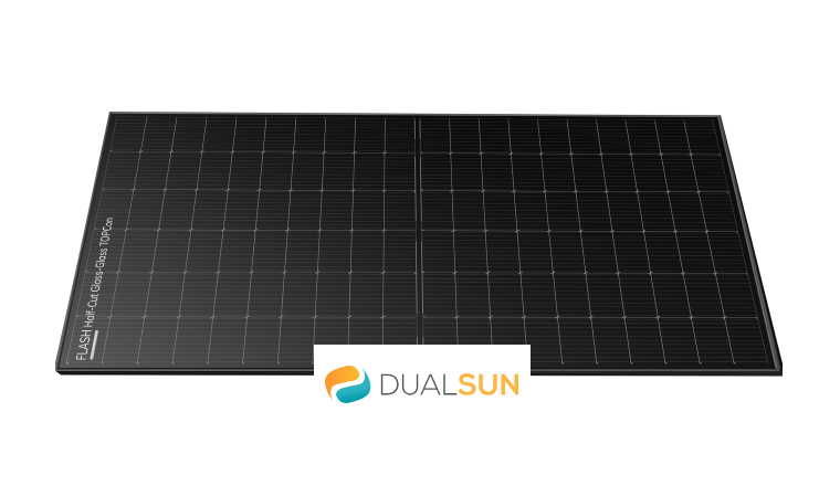 Dualsun - halfcut glass - glass topcon