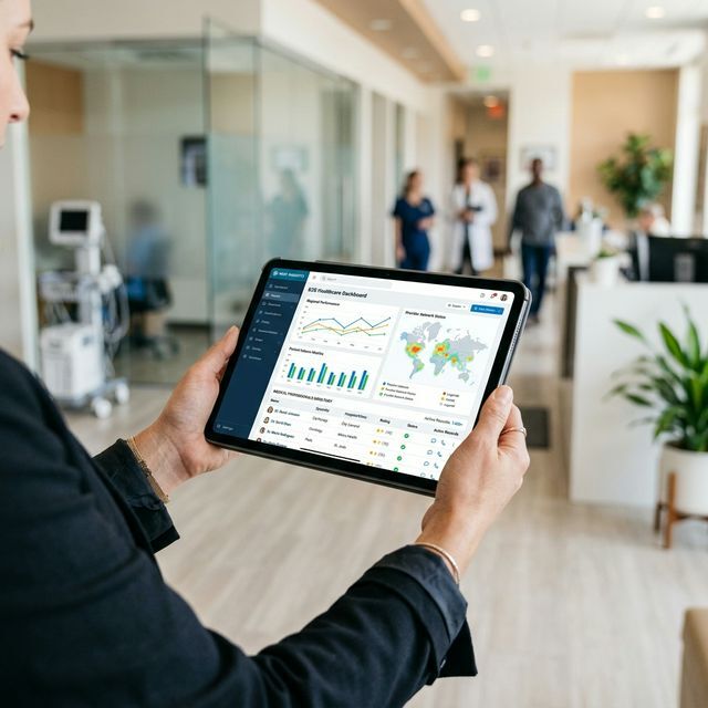 InFynd Healthcare Intelligence Platform Dashboard View