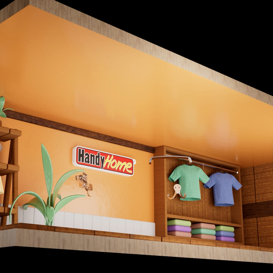 Handy Home Anamorphic Animation