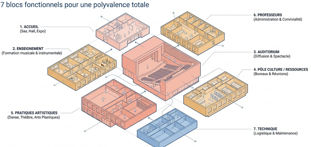 Ecole de Musique intercommunale – Construction neuve