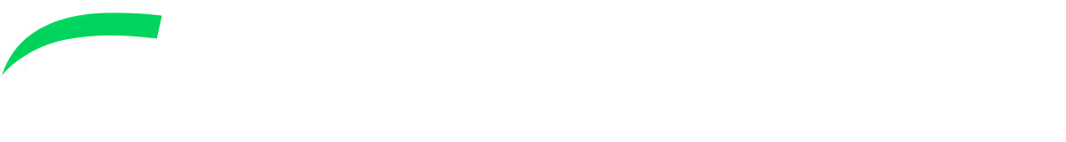 Green curved arrow pointing right on a transparent background.