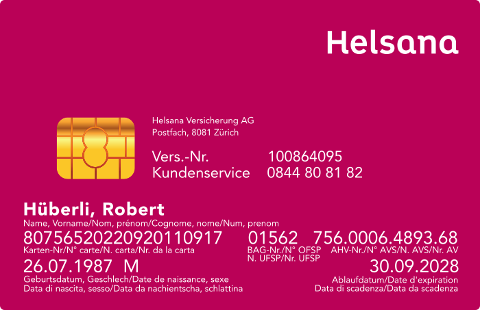 Versicherungskarte