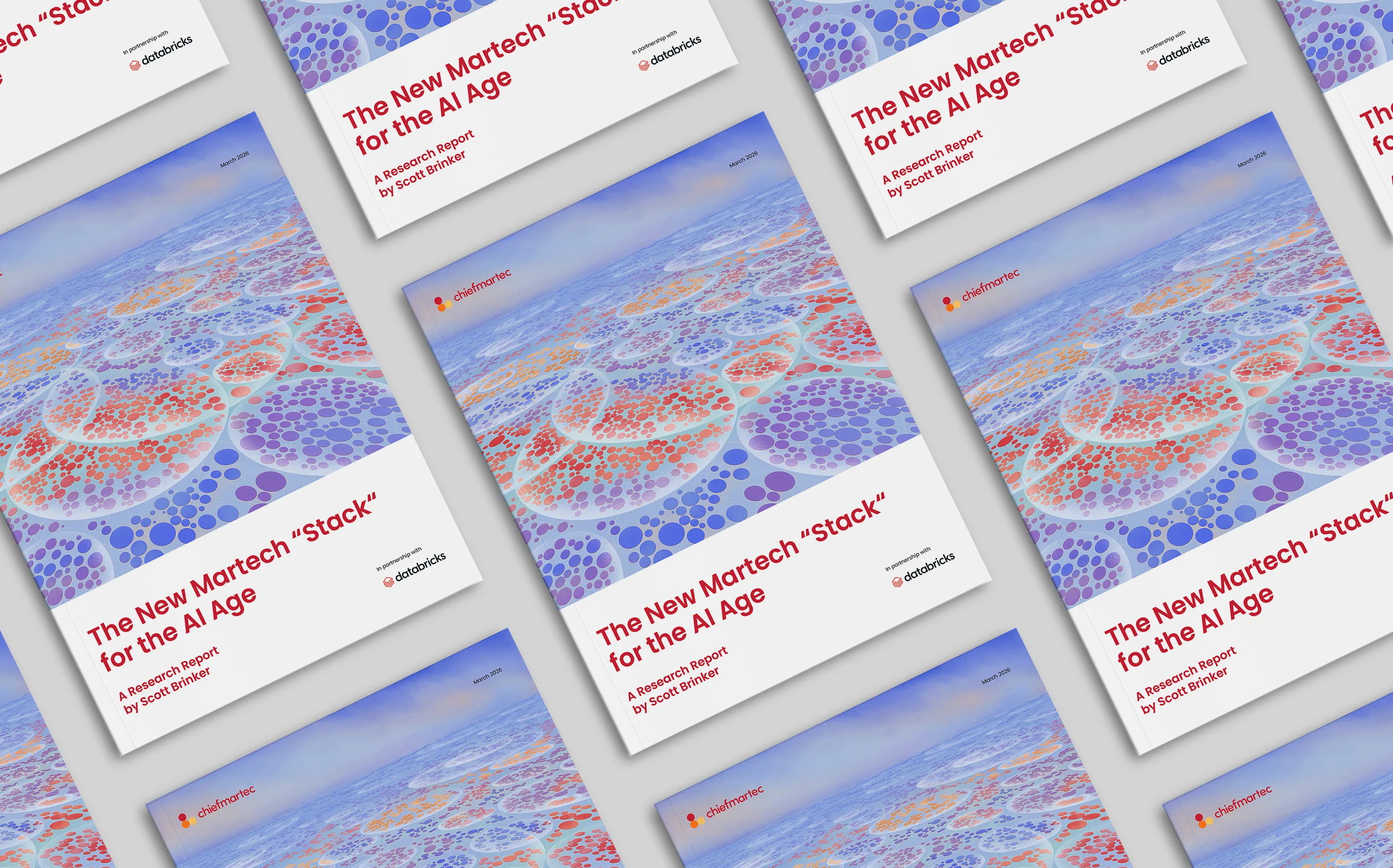 This report opened a new publication format for chiefmartec. Working closely with Scott Brinker, we brought the existing brand identity into long-form for the first time, creating a system that can carry future research works.