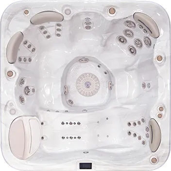 Minipiscina 679 vista dall'alto per una panoramica delle sedute