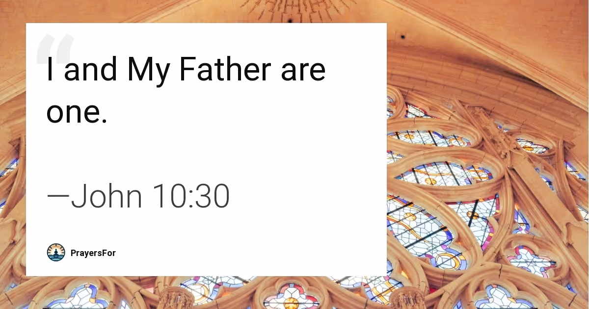 John 10:30