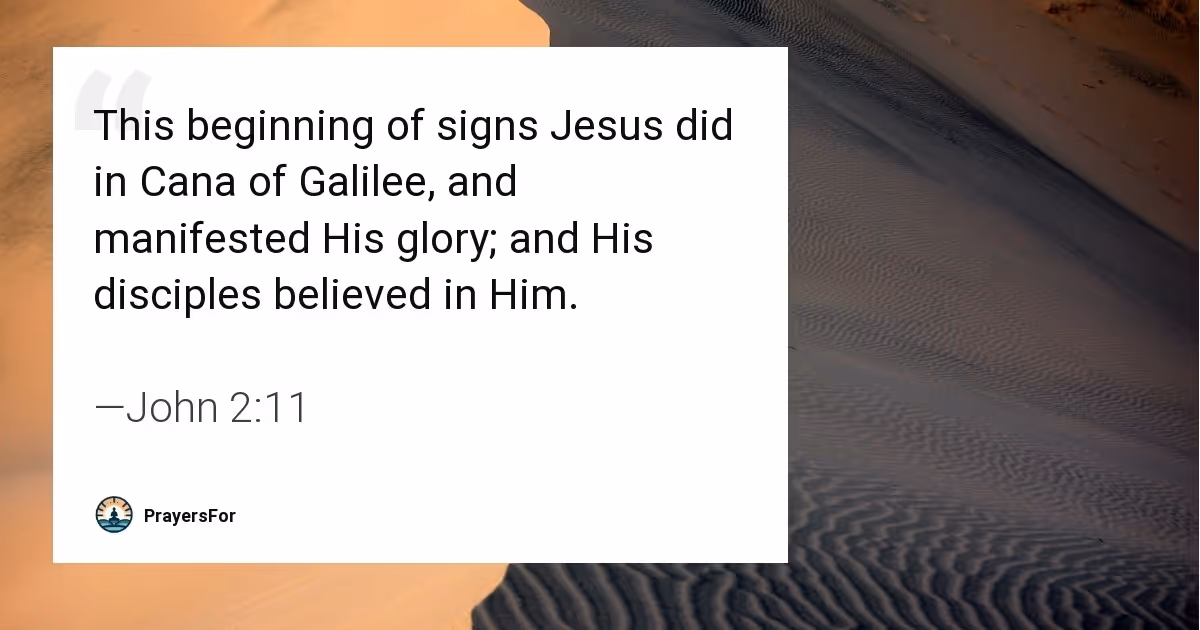 John 2:11