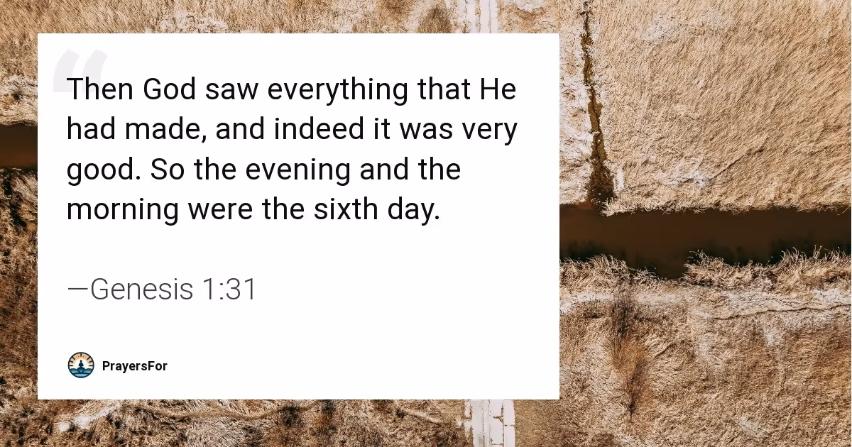 Genesis 1:31