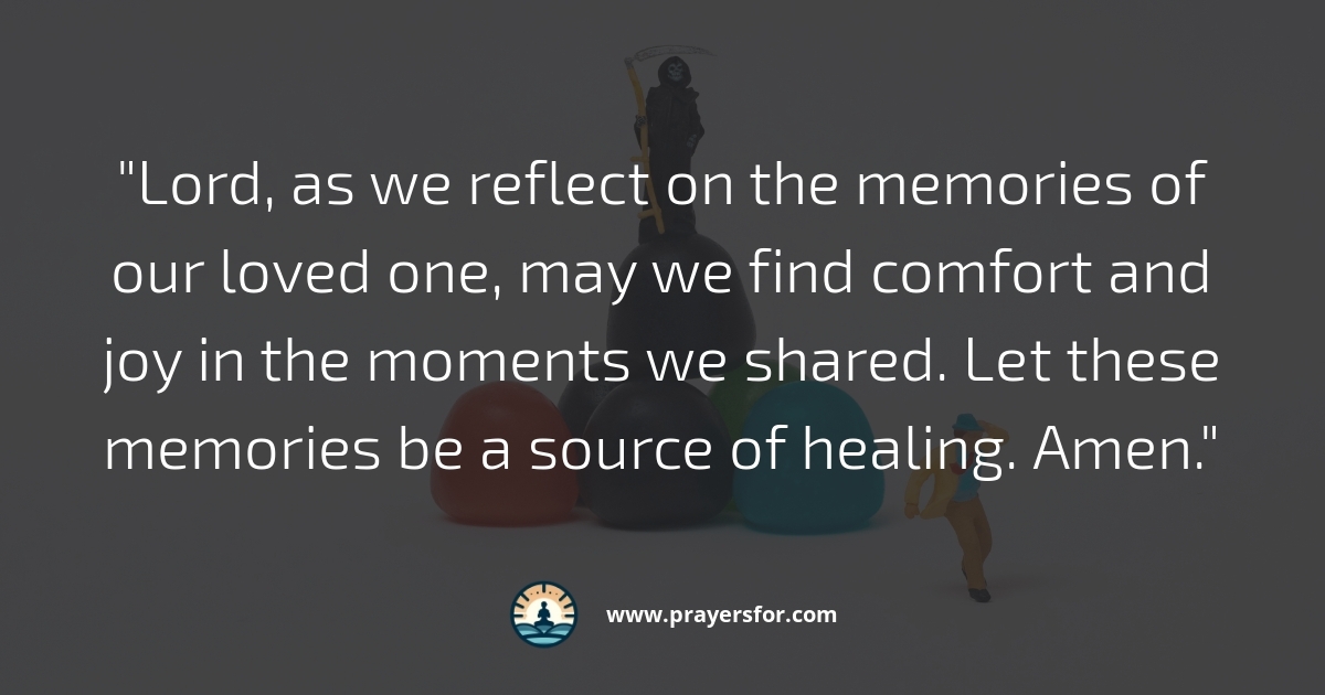 Comfort in Memories Prayer
