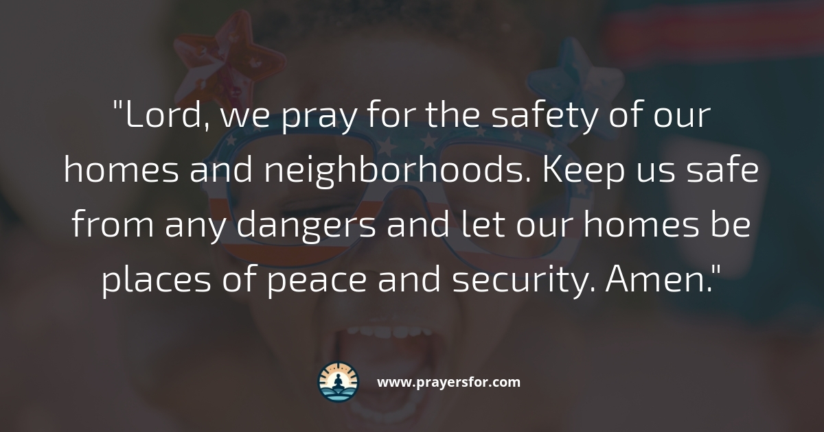 Guarding Our Homes Prayer