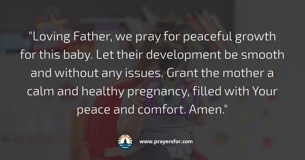 Peaceful Growth Prayer