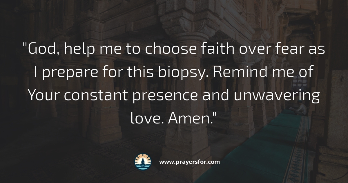 Faith Over Fear Prayer