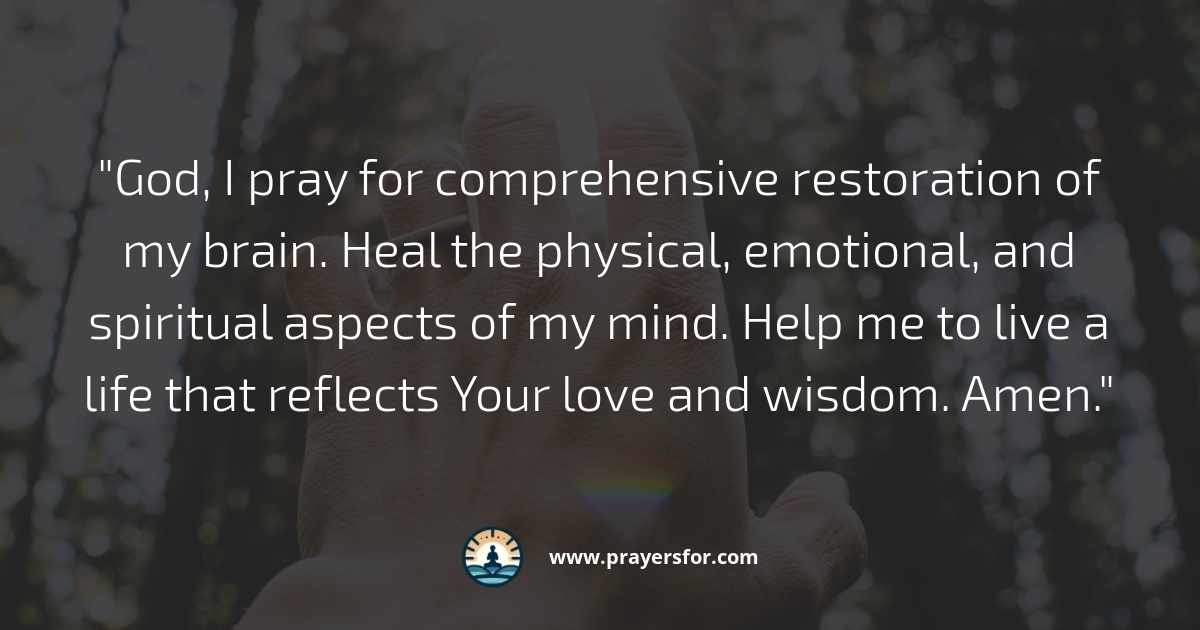 Comprehensive Restoration Prayer