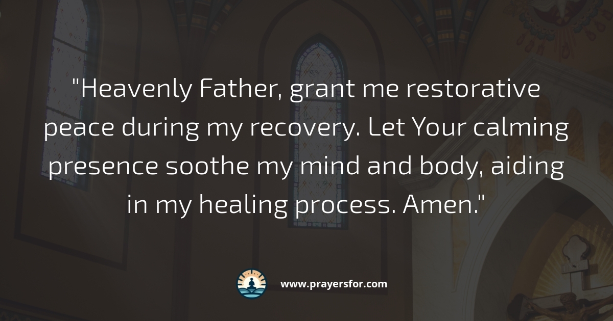 Restorative Peace Prayer