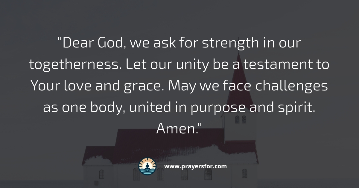 Strength in Togetherness Prayer