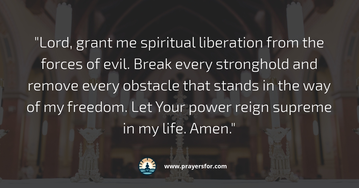 Spiritual Liberation Prayer