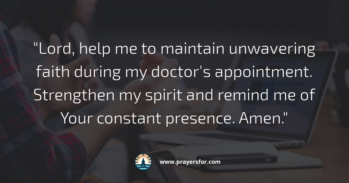 Unwavering Faith Prayer