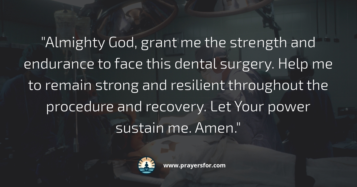 Strength and Endurance Prayer