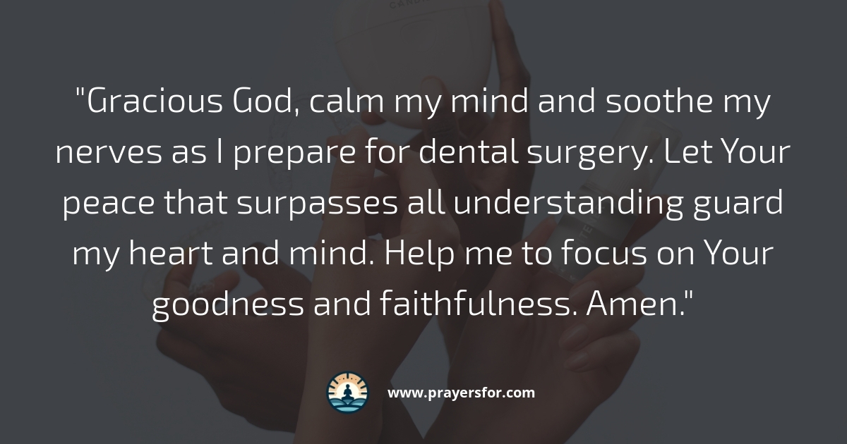 Peaceful Mind Prayer