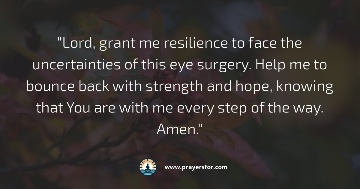 Resilience Prayer