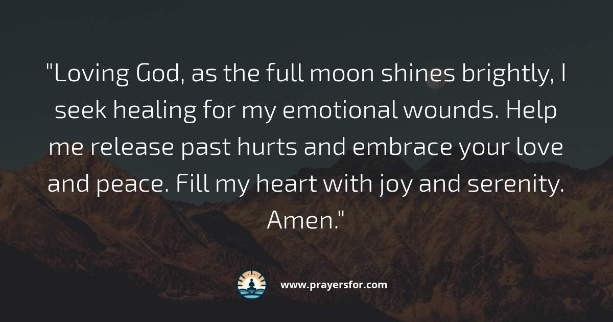 Emotional Healing Prayer