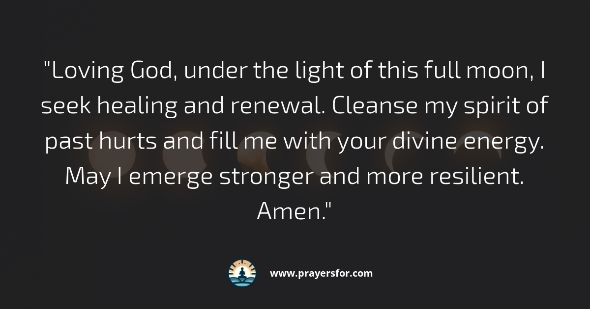 Healing and Renewal Prayer